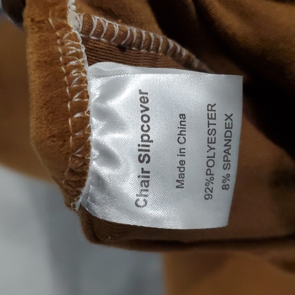 4 - LARGE Chair Covers - RUST/COPPER - Picture 4 of 5